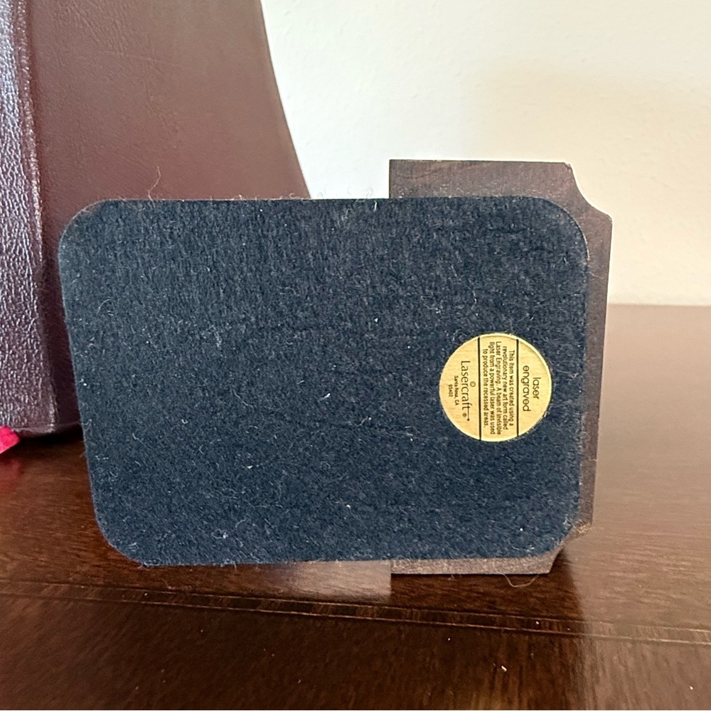 Rustic Wooden Oil Rig Bookends - Picture 3 of 3